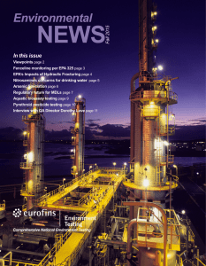 NEWS Environmental In this issue Fall 2015