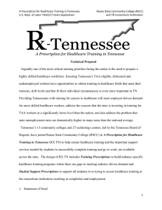 A Prescription for Healthcare Training in Tennessee