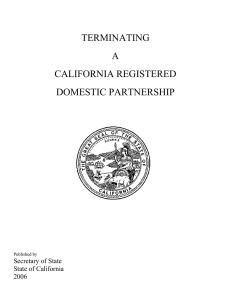 TERMINATING A CALIFORNIA REGISTERED