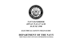 DEPARTMENT OF THE NAVY NAVY HANDBOOK OPNAV P-45-117-6-98 30 JUNE 1998