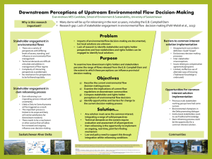 Downstream Perceptions of Upstream Environmental Flow Decision-Making