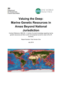 Valuing the Deep: Marine Genetic Resources in Areas Beyond National Jurisdiction