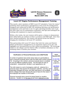 LACCD Human Resources Newsletter March 2007 (#2)