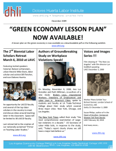 “GREEN ECONOMY LESSON PLAN”   NOW AVAILABLE! 