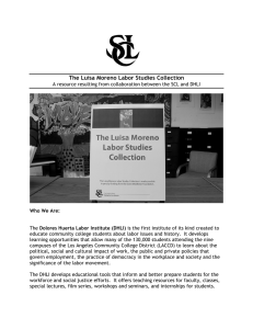 The Luisa Moreno Labor Studies Collection