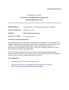 AGENDA ITEM NO: 8.2 PLANNING AND PRIORITIES COMMITTEE FOR INFORMATION ONLY