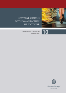 10 SECTORAL ANALYSIS OF THE MANUFACTURE OF FOOTWEAR