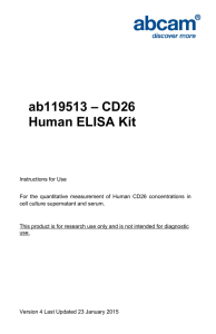 ab119513 – CD26 Human ELISA Kit