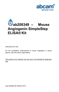 ab208349  –     Mouse Angiogenin SimpleStep ELISA® Kit