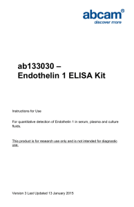 ab133030 – Endothelin 1 ELISA Kit