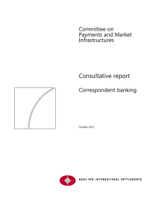 Consultative report Committee on Payments and Market
