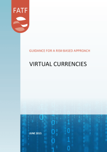 VIRTUAL CURRENCIES GUIDANCE FOR A RISK-BASED APPROACH JUNE 2015