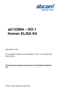 ab133064 – HO-1 Human ELISA Kit