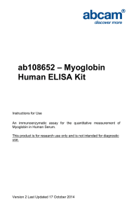 ab108652 – Myoglobin Human ELISA Kit