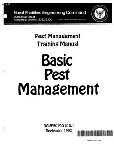 Basic Pest Management ! !ll!I