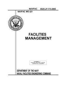 FACILITIES MANAGEMENT DEPARTMENT OF THE NAVY NAVAL FACILITIES ENGINEERING COMMAND