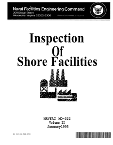 Of Inspection Shore Facilities NAVFAC MO-322