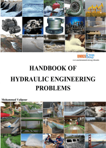 HANDBOOK OF HYDRAULIC ENGINEERING PROBLEMS Please site OMICS