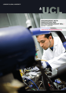 ENGINEERING WITH INNOVATION AND ENTREPRENEURSHIP MSc /