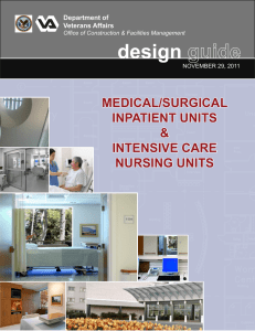 design  MEDICAL/SURGICAL INPATIENT UNITS