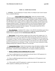 VHA PROGRAM GUIDE PG-18-3  April 2001 TOPIC 10.  COMPUTER SYSTEMS