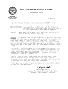 29 JAN 1979 Defense Energy Program Policy Memorandum (DEPPM) 79-2