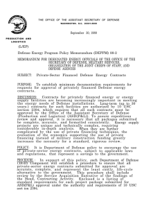 September  30, 1988 (L/EP) Defense Energy Program Policy Memorandum (DEPPM) 88-2