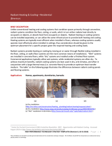 Radiant Heating &amp; Cooling—Residential S