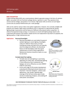 LED Parking Lights S