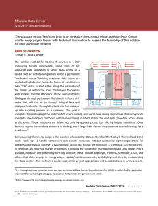   Modular Data Center  S