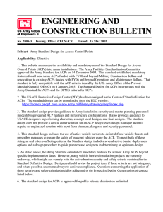 ENGINEERING AND CONSTRUCTION BULLETIN