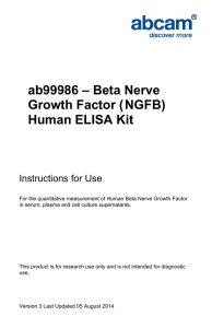 ab99986 – Beta Nerve Growth Factor ( NGFB) Human ELISA Kit