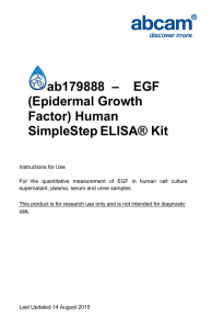 ab179888  –    EGF (Epidermal Growth Factor) Human SimpleStep