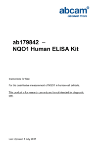 ab179842  – NQO1 Human ELISA Kit