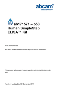 ab171571 – p53 Human SimpleStep ELISA™ Kit