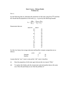 For the following data set, determine the proportion of old... O and then p