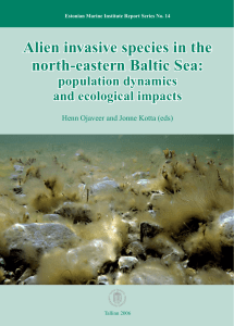 Alien invasive species in the north-eastern Baltic Sea: population dynamics and ecological impacts