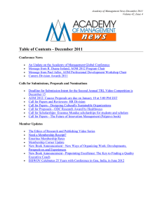 Table of Contents - December 2011