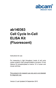 ab140363 Cell Cycle In-Cell ELISA Kit (Fluorescent)