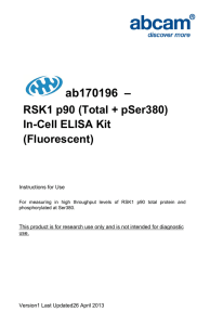ab170196  – RSK1 p90 (Total + pSer380) In-Cell ELISA Kit (Fluorescent)