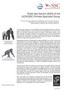Great Ape Section (SGA) of the IUCN/SSC Primate Specialist Group