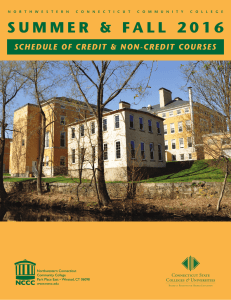 S U M M E R   &amp;  ... SCHEDULE OF CREDIT &amp; NON-CREDIT COURSES