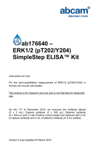 ab176640 – ERK1/2 (pT202/Y204) SimpleStep ELISA™ Kit