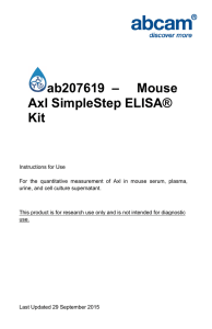 ab207619  –     Mouse Axl SimpleStep ELISA® Kit