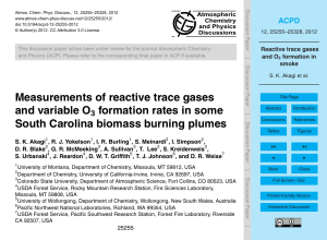 ACPD Atmospheric Chemistry Discussion