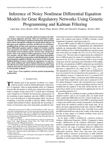 Inference of Noisy Nonlinear Differential Equation Programming and Kalman Filtering