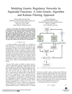 Modeling Genetic Regulatory Networks by Sigmoidal Functions: A Joint Genetic Algorithm