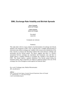 EMU, Exchange Rate Volatility and Bid-Ask Spreads