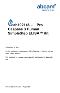 ab192146 –    Pro Caspase 3 Human SimpleStep ELISA™ Kit