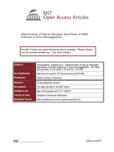 Determinants of Glycan Receptor Specificity of H2N2 Influenza A Virus Hemagglutinin